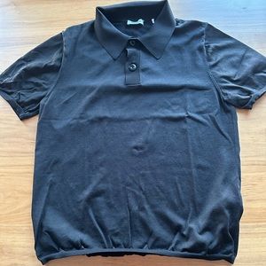 Sandro size medium black polo